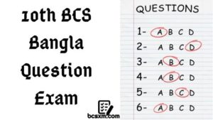 Read more about the article 10th BCS Preliminary Bangla Question Exam with Answer